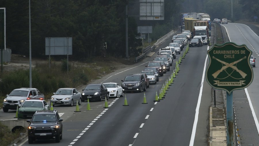 Más de 70 mil vehículos han salido de la capital por nuevo fin de semana largo