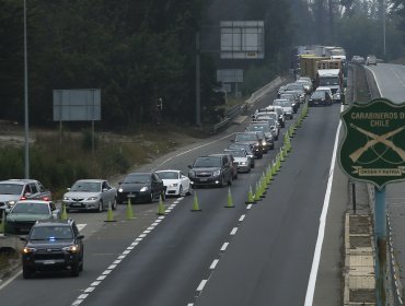 Más de 70 mil vehículos han salido de la capital por nuevo fin de semana largo