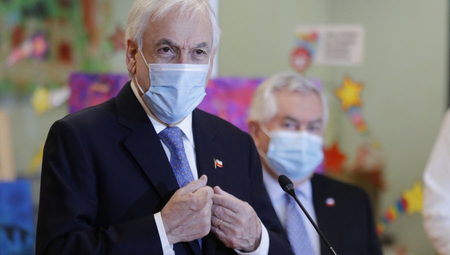 Presidente Piñera anuncia vacunación a niños entre los 3 y los 12 años contra el Covid y habló de "tercera dosis"