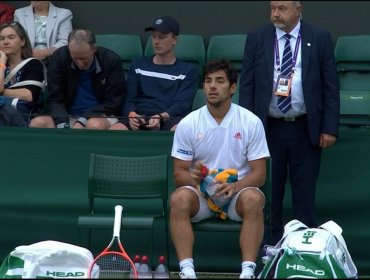 Duelo de Cristian Garin en Wimbledon fue suspendido nuevamente por falta de luz natural