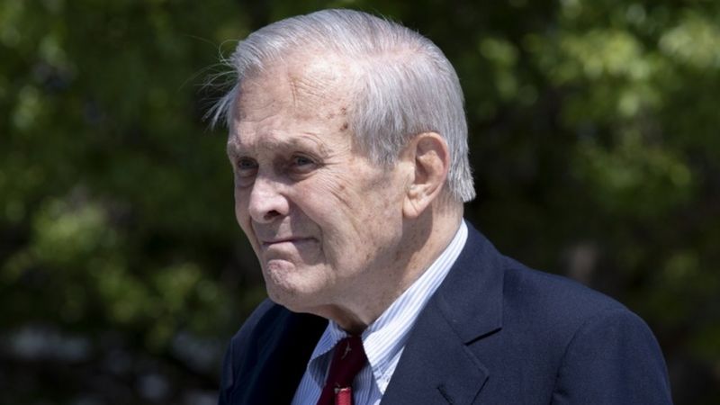 Fallece Donald Rumsfeld, exsecretario de Defensa de Estados Unidos y uno de los artífices de la guerra de Irak