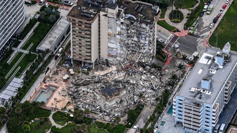 Huracán Elsa causa preocupación en Miami por el rescate en el edificio derrumbado