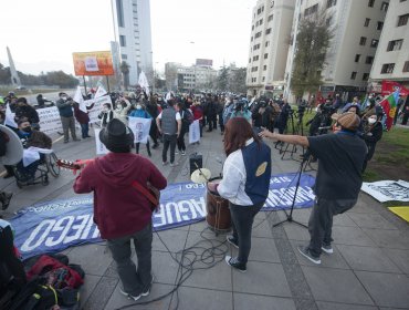 La previa de la Constituyente estuvo marcado por manifestación de la "Lista del Pueblo"