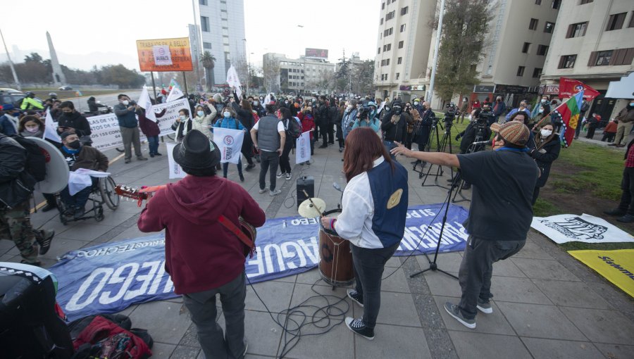 La previa de la Constituyente estuvo marcado por manifestación de la "Lista del Pueblo"