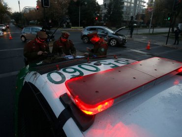 Choque triple en Quilicura: Conductor fugado y heridos graves