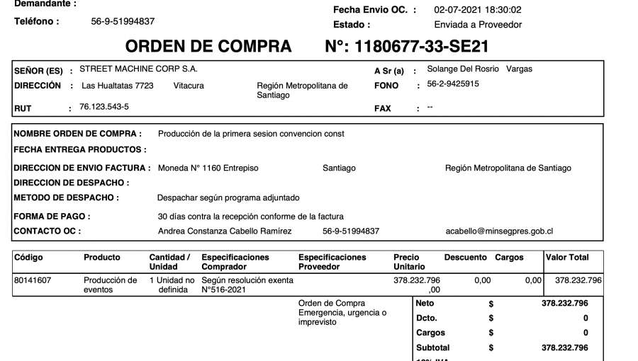 Empresa ligada a la UDI estuvo a cargo de la "nefasta" producción de la Convención Constitucional: La Moneda la contrató por $450 millones sin licitación previa