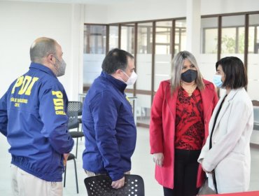 Alcaldesa, Gobernadora, PDI y Carabineros participan en mesa de trabajo para abordar la seguridad en Quilpué
