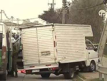 Conductor de camión fallece tras recibir disparos al intentar evitar una encerrona en Pudahuel