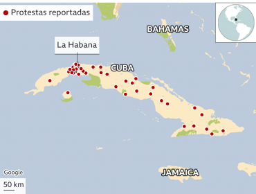 Las denuncias de detenciones y represión tras las manifestaciones en Cuba