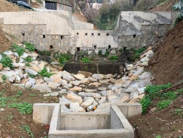 Concluyen obras de mejoramiento de la red de aguas lluvia de Valparaíso