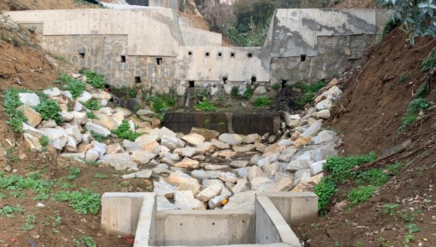 Concluyen obras de mejoramiento de la red de aguas lluvia de Valparaíso