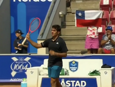 Cristian Garin debutó con sólido triunfo ante Martínez en el ATP 250 de Bastad
