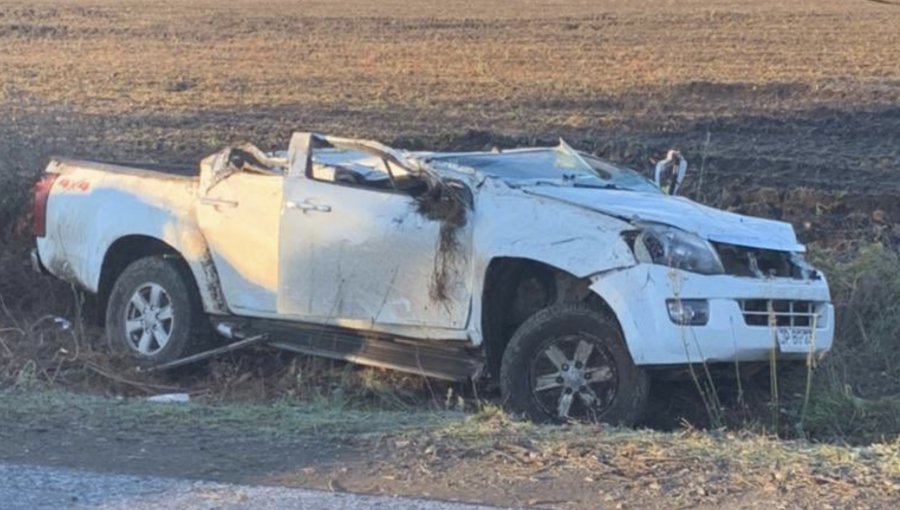 Alcalde de Coihueco, Carlos Chandía, sufrió grave accidente de tránsito y debió ser traslado de urgencia al Hospital de Chillán