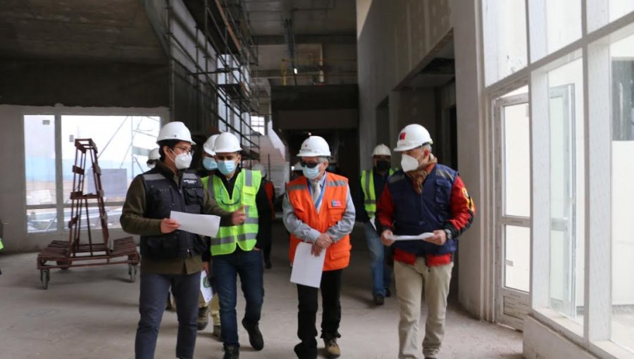 Hospital San José de Casablanca presenta un 60% de avance en general: obra gruesa está finalizada