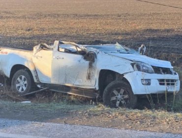 Alcalde de Coihueco, Carlos Chandía, sufrió grave accidente de tránsito y debió ser traslado de urgencia al Hospital de Chillán