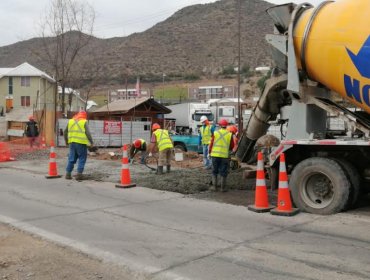 Un 30% de avance presentan obras de mejoramiento vial en la ruta E- 61 en Los Andes