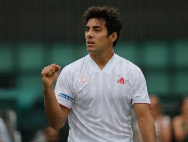 Cristian Garin debutó con arrollador triunfo ante Marc Polmans en el ATP 250 de Gstaad