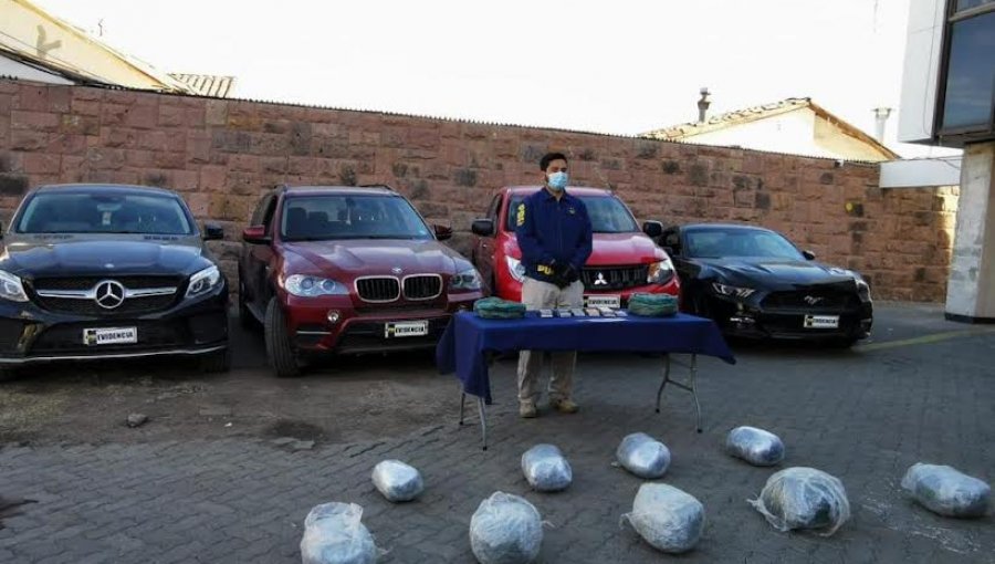 «Operación Ceres» en Los Andes: PDI incauta droga y vehículos de alta gama