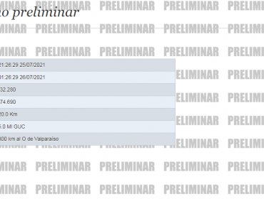 Sismo de 5 grados con epicentro en el mar se registra en la Región de Valparaíso