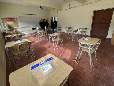 Colegios municipales de Limache vuelven a clases bajo medidas tecnológicas y sanitarias