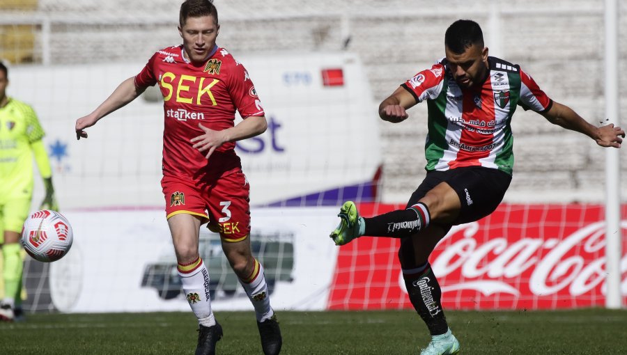 Palestino derrotó a Unión Española en el último suspiro de un emocionante duelo