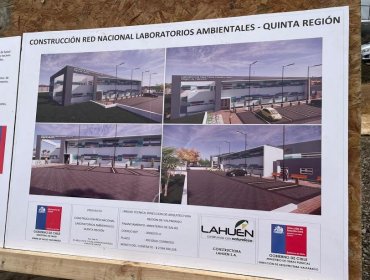 Un 75% de avance presentan las obras de construcción del Laboratorio Ambiental Regional de Valparaíso