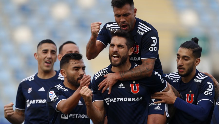 La U goleó a O'Higgins y alcanzó a Unión La Calera en lo más alto del Campeonato