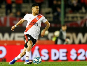 Paulo Díaz fue suplente en ajustada caída de River Plate ante Godoy Cruz