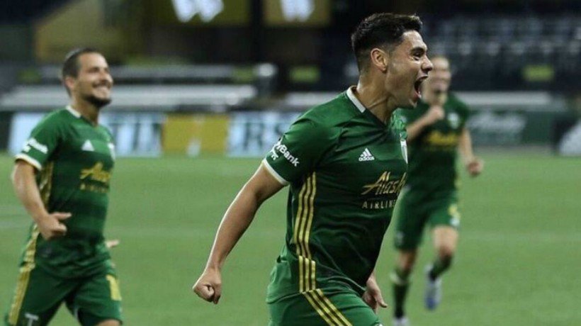 Felipe Mora anotó en la victoria de Portland y sigue con su racha goleadora