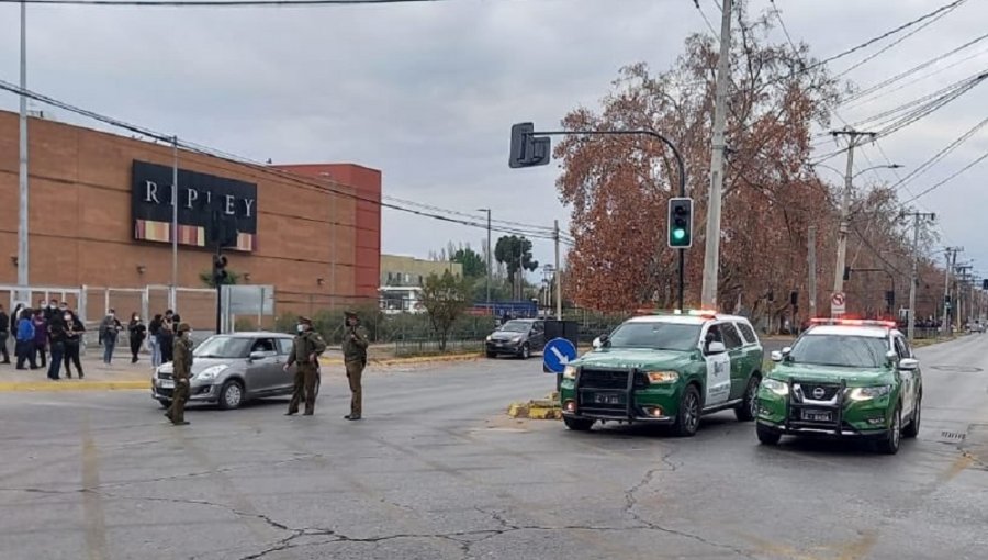 Con arraigo nacional y firma mensual queda trabajador que dio falsa alarma de bomba al interior del mall de Los Andes