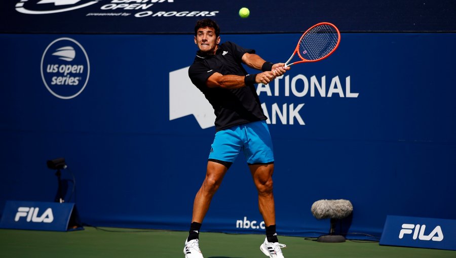 Cristian Garin cayó en la segunda ronda del Masters 1.000 de Toronto ante John Isner