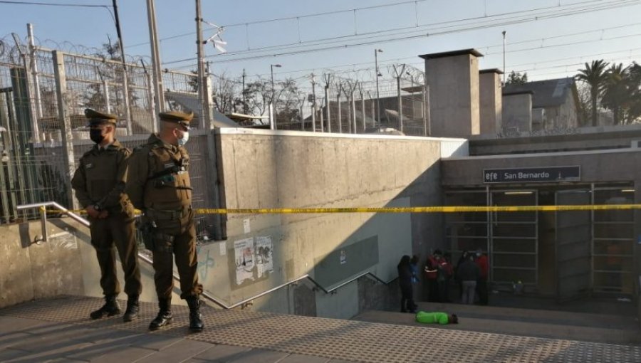 Un fallecido y dos heridos deja riña en estación San Bernardo del MetroTren
