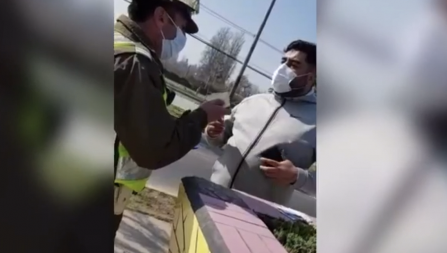 Detienen a hombre que intentó sobornar a carabinero para evitar ser multado en La Pintana