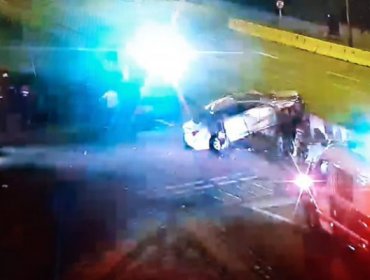 Valparaíso: Nuevo accidente en bajada de Santos Ossa terminó con una persona fallecida