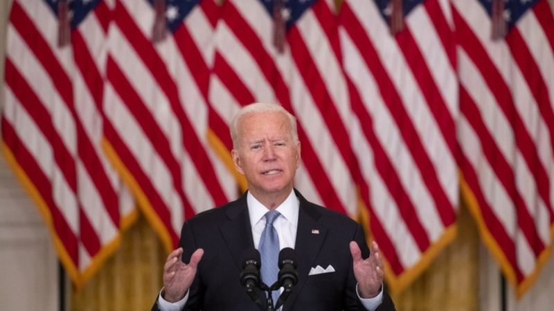 Biden defiende la retirada de tropas: "Los estadounidenses no deben morir en una guerra que los afganos no están dispuestos a luchar"