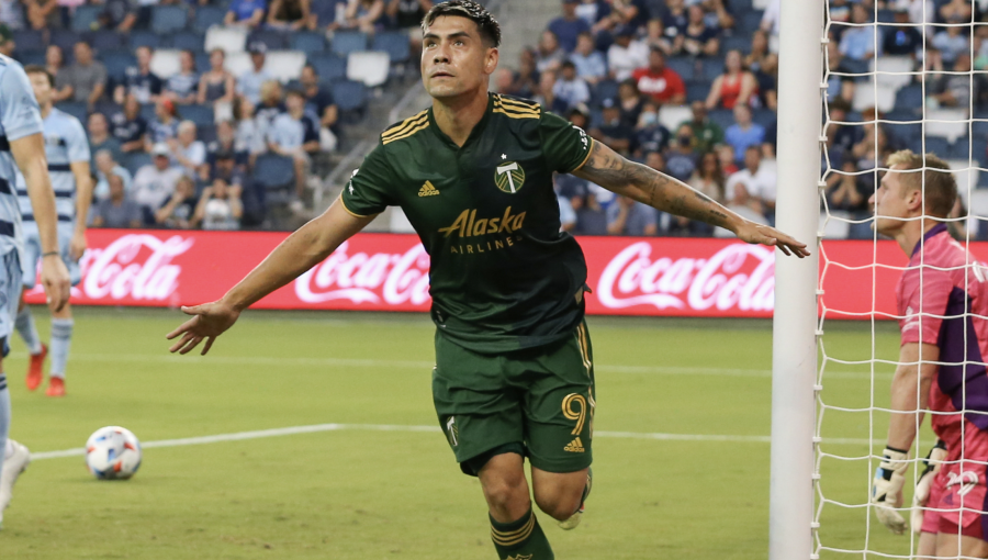 Felipe Mora extendió su racha goleadora y anotó en empate de Portland Timbers