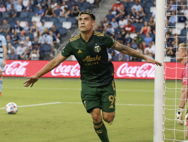 Felipe Mora extendió su racha goleadora y anotó en empate de Portland Timbers