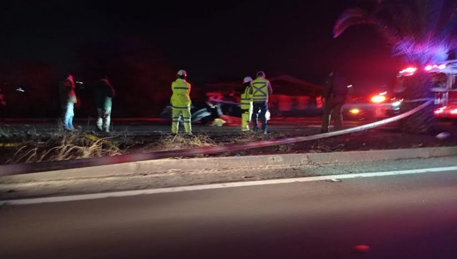 Un fallecido y un herido de mediana gravedad deja accidente de tránsito en La Calera