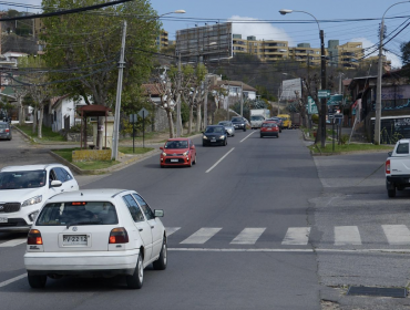 UOCT sugiere al Municipio de Viña que realice mediciones de flujo en peligroso cruce donde solicitan un semáforo