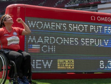 Francisca Mardones obtuvo medalla de oro y récord mundial en Paralímpicos