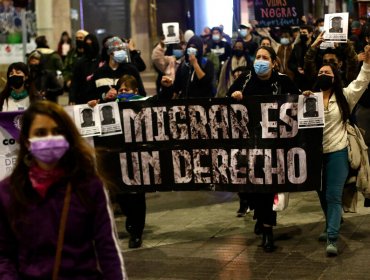 Con una velatón y una marcha manifestantes exigieron justicia por haitiano abatido por carabinero en La Ligua