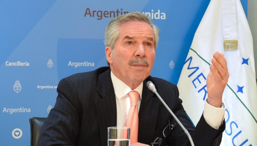 Canciller argentino acusó al Gobierno chileno de tener "vocación expansiva"