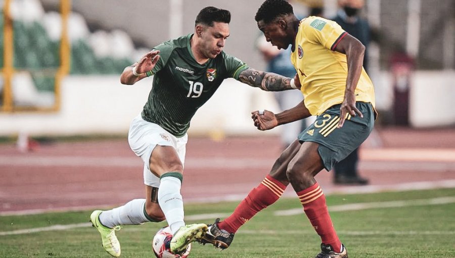 Bolivia le empató sobre la hora a Colombia en el inicio de la fecha 9 de las Clasificatorias