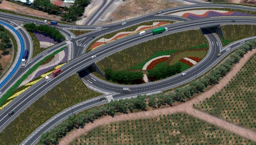 Concesión Ruta 66 Camino de la Fruta inició obras de construcción de los tramos B3 y B4