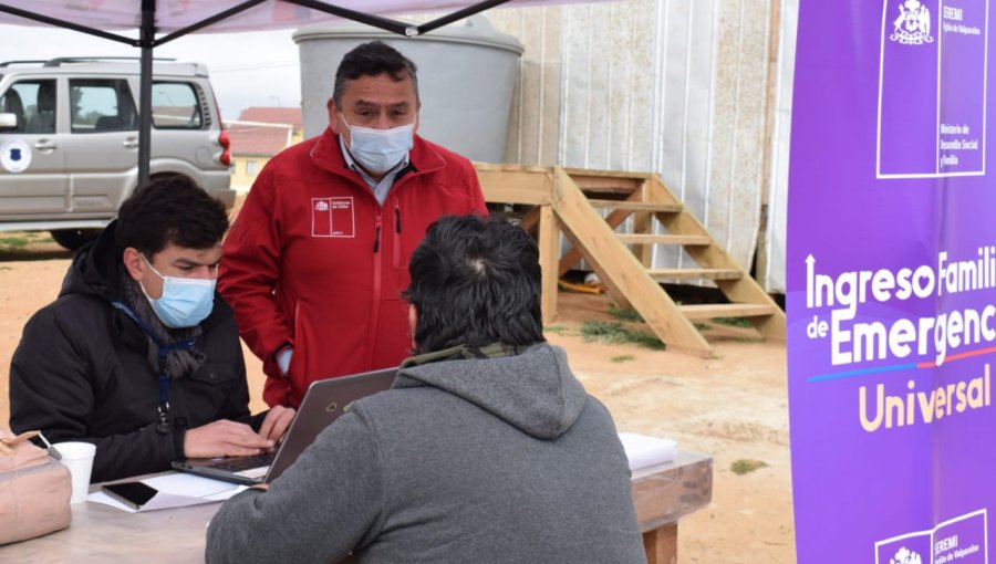 Dan inicio a nuevo proceso de inscripción al Ingreso Familiar de Emergencia en la región de Valparaíso