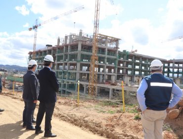 Hospital Provincial Marga Marga registra un 26% de avance en un semestre de construcción