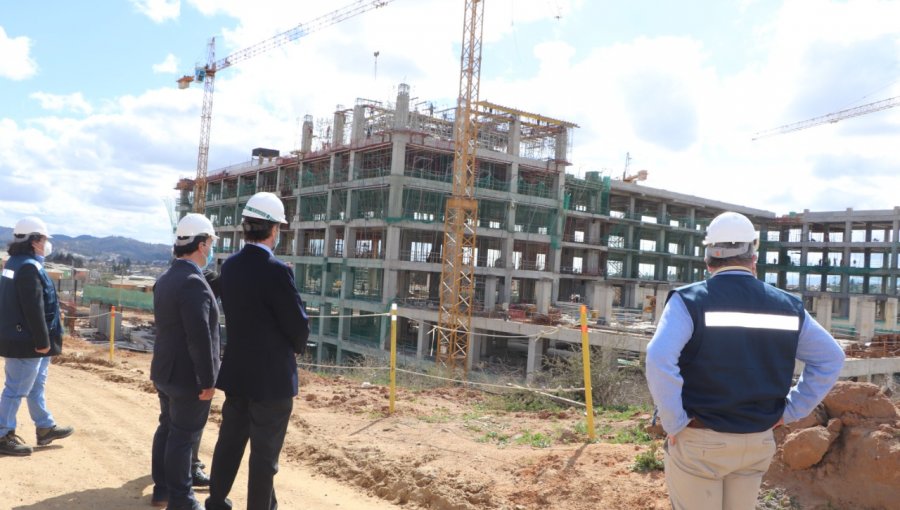 Hospital Provincial Marga Marga registra un 26% de avance en un semestre de construcción