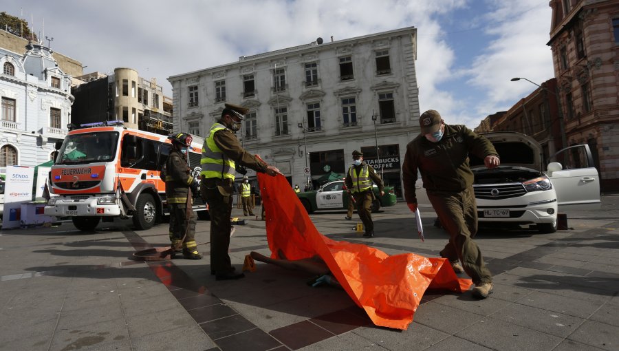 «La otra pandemia»: Lanzan en Valparaíso campaña para evitar accidentes de tránsito en Fiestas Patrias