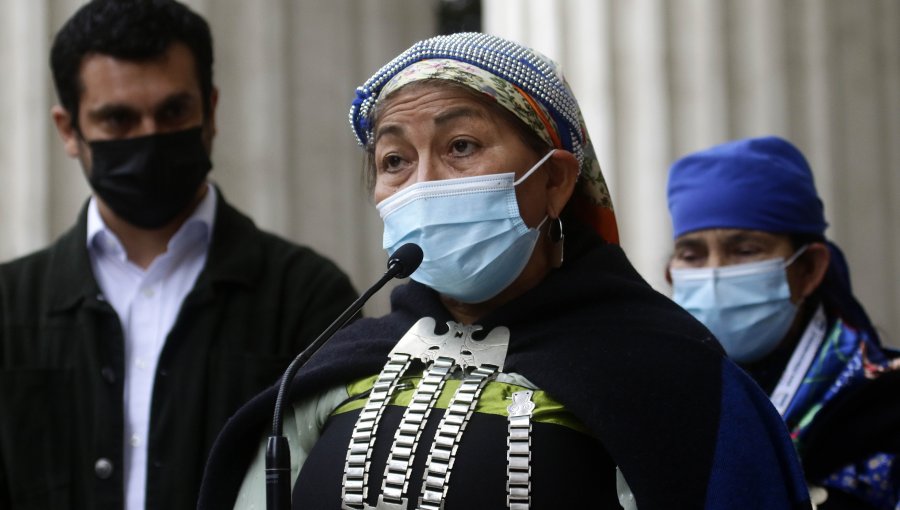 Elisa Loncon por manifestantes mapuche: "Acá los convencionales tenemos el mismo discurso, la misma lucha"