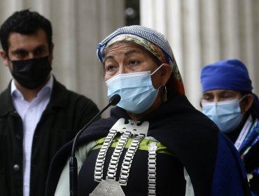 Elisa Loncon por manifestantes mapuche: "Acá los convencionales tenemos el mismo discurso, la misma lucha"